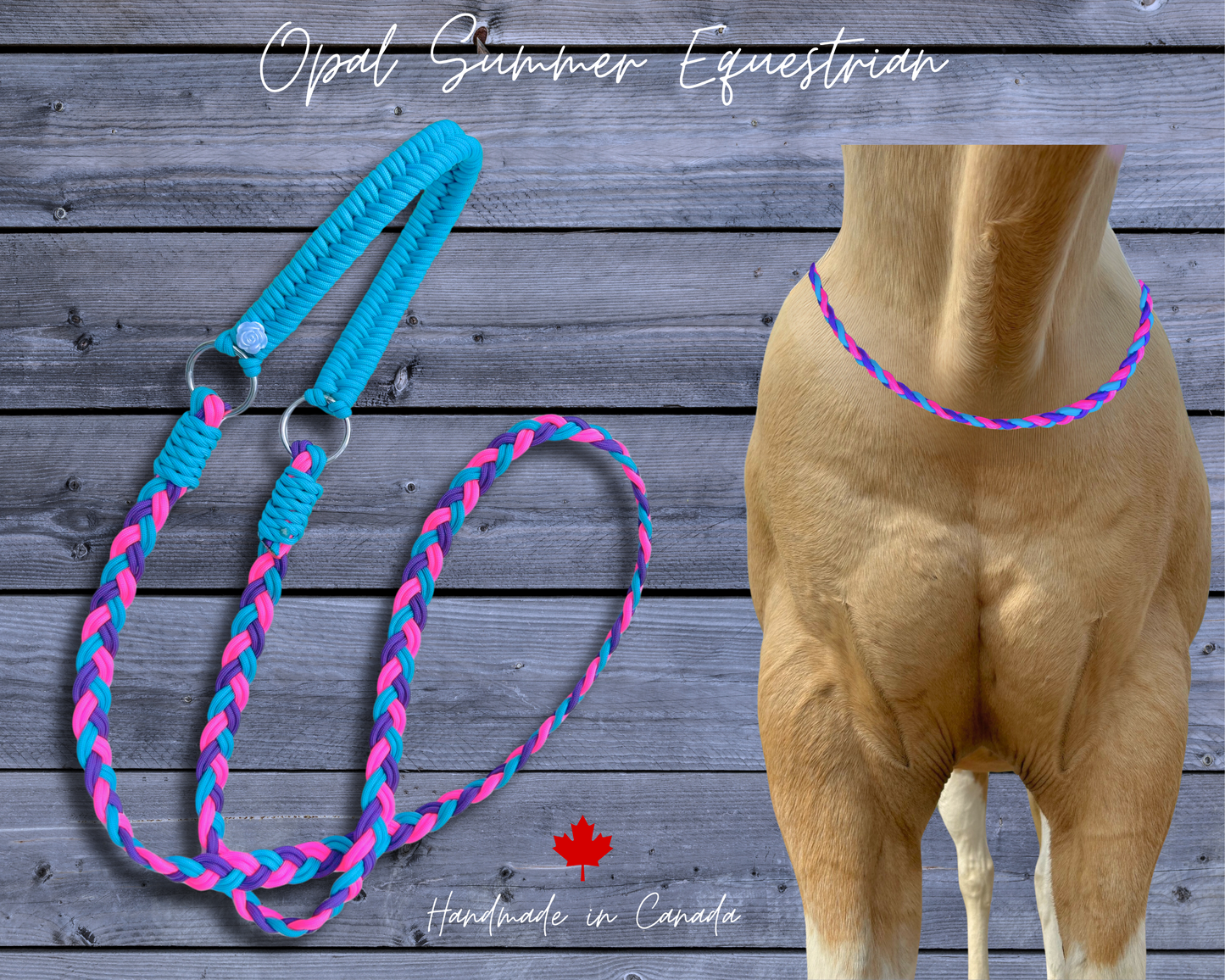 Neck Rope - Hot Pink/Purple/Blue