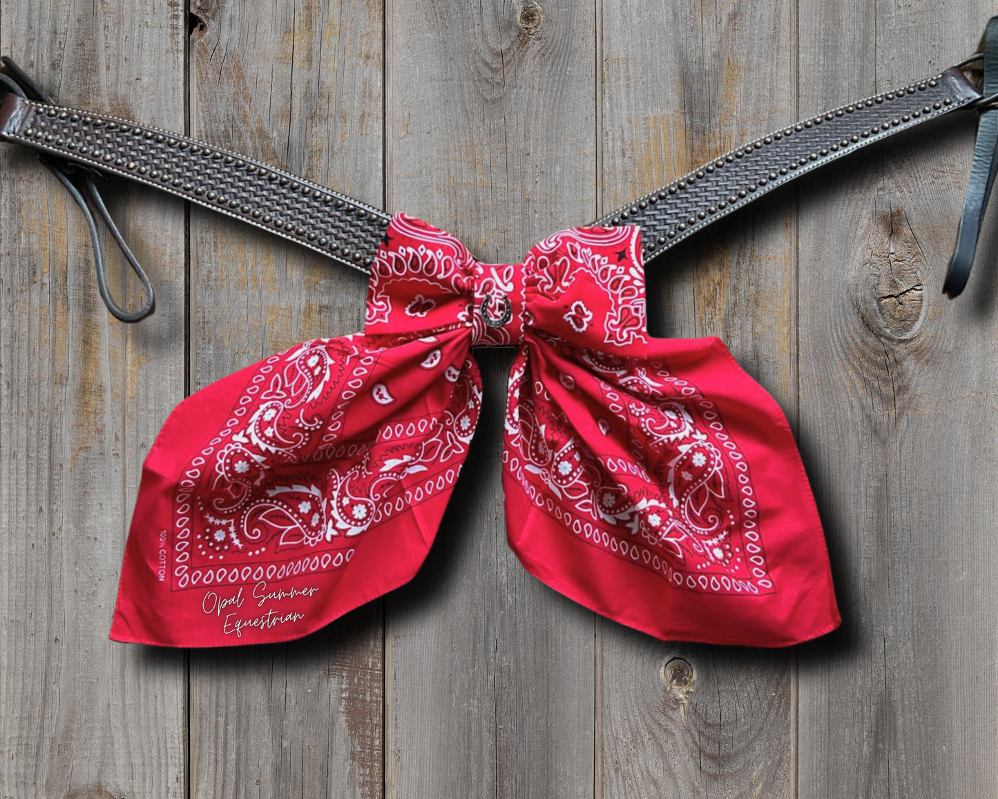 Red Bandana Bow